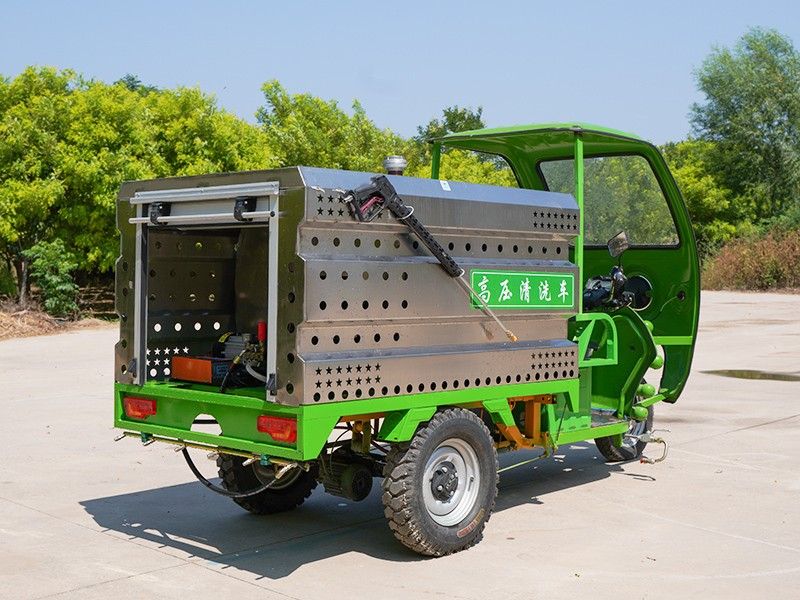 不锈钢电动三轮高压清洗车(600L)